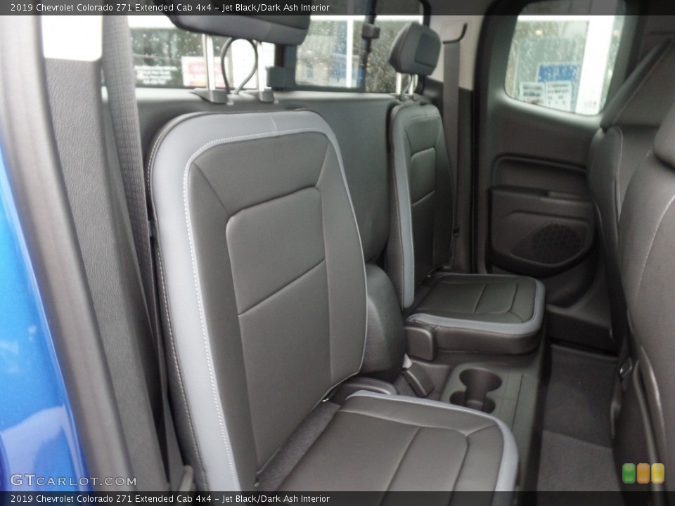 Jet Black/Dark Ash Interior Rear Seat for the 2019 Chevrolet Colorado Z71 Extended Cab 4x4 #129704576
