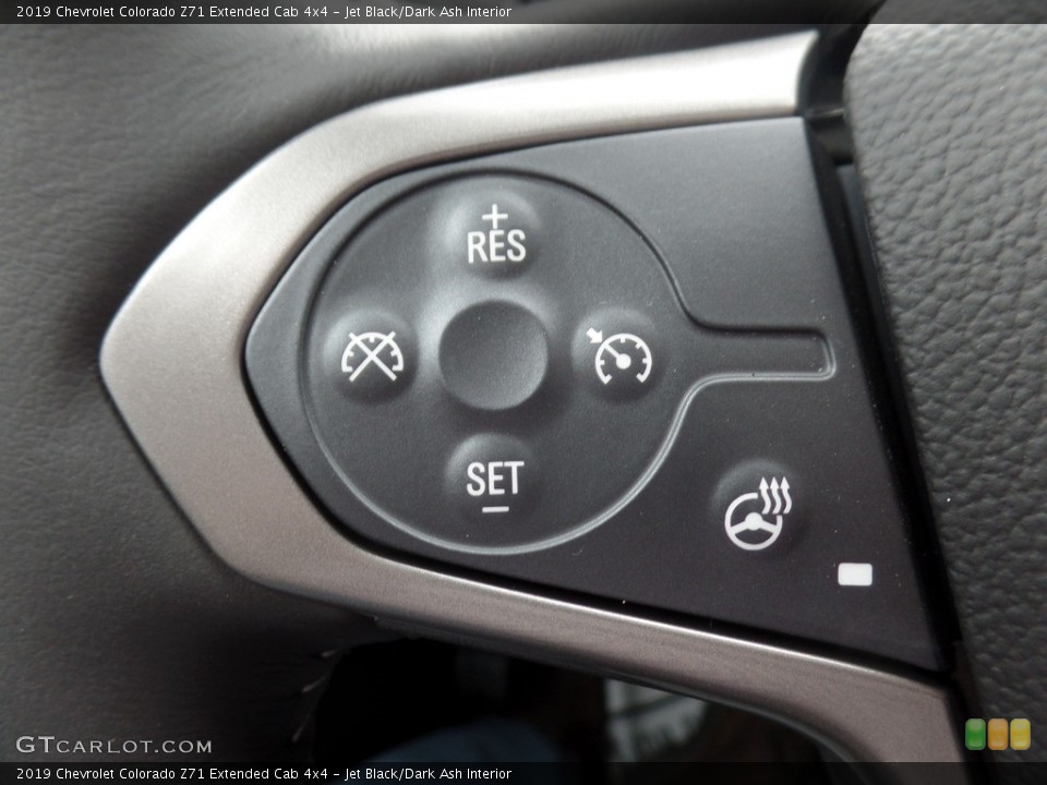 Jet Black/Dark Ash Interior Steering Wheel for the 2019 Chevrolet Colorado Z71 Extended Cab 4x4 #129704756