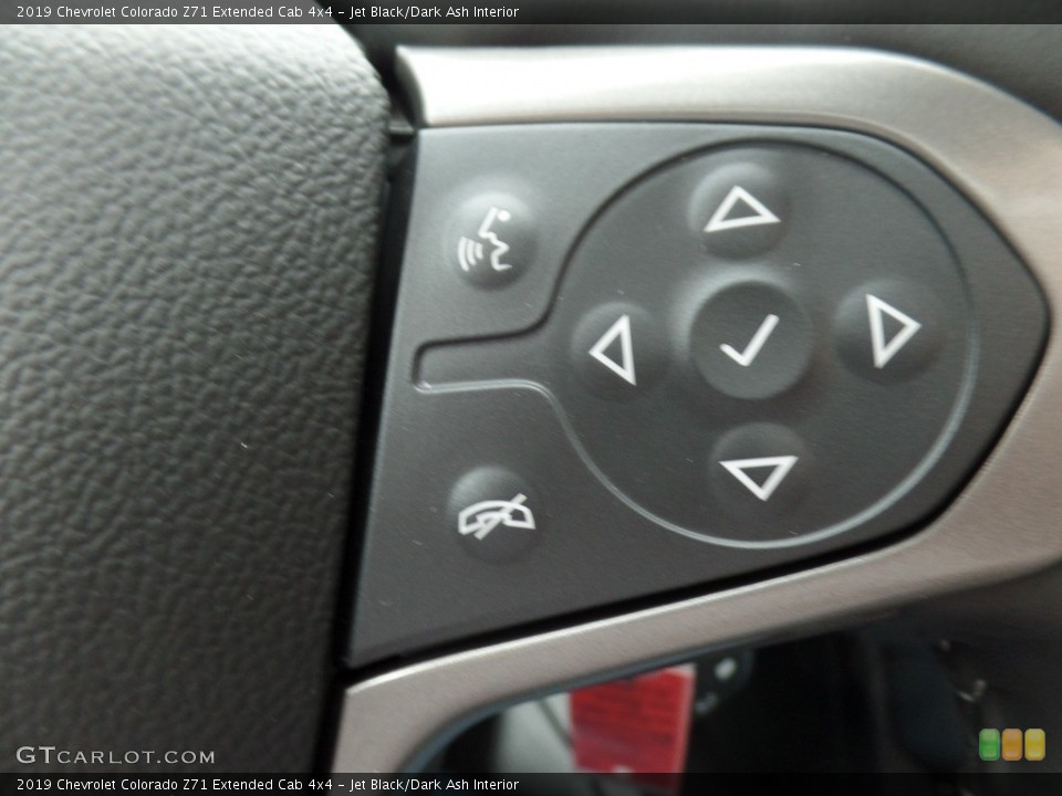 Jet Black/Dark Ash Interior Steering Wheel for the 2019 Chevrolet Colorado Z71 Extended Cab 4x4 #129704765