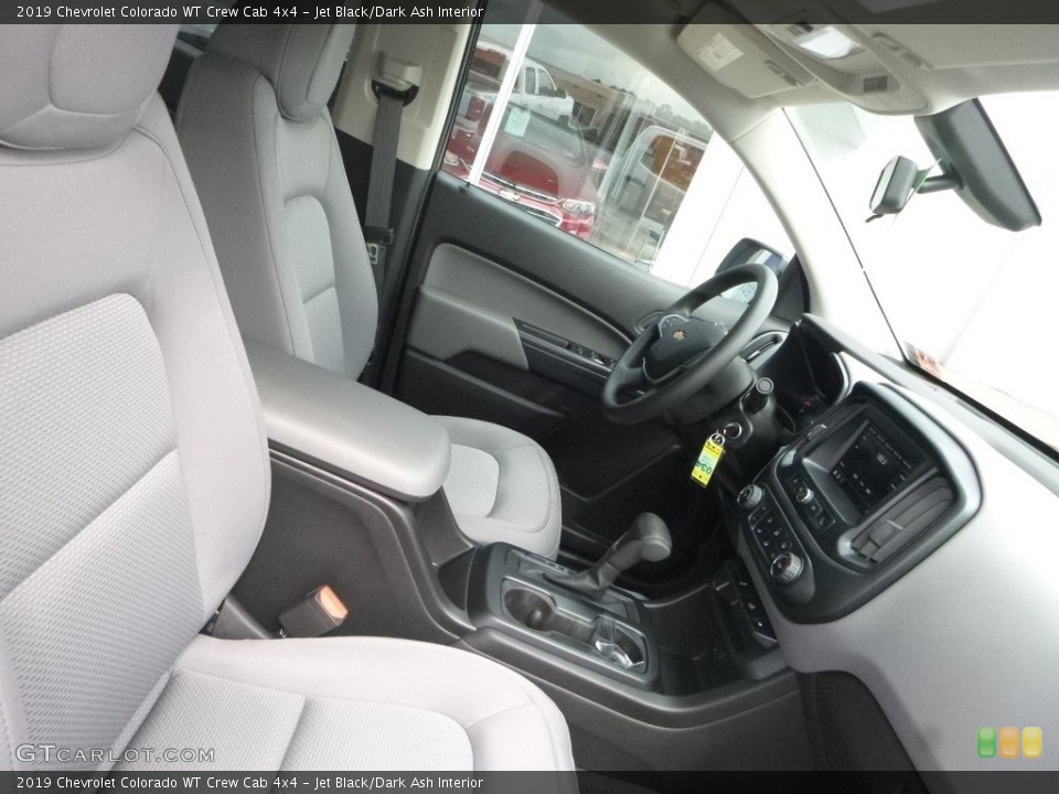 Jet Black/Dark Ash Interior Front Seat for the 2019 Chevrolet Colorado WT Crew Cab 4x4 #129710249