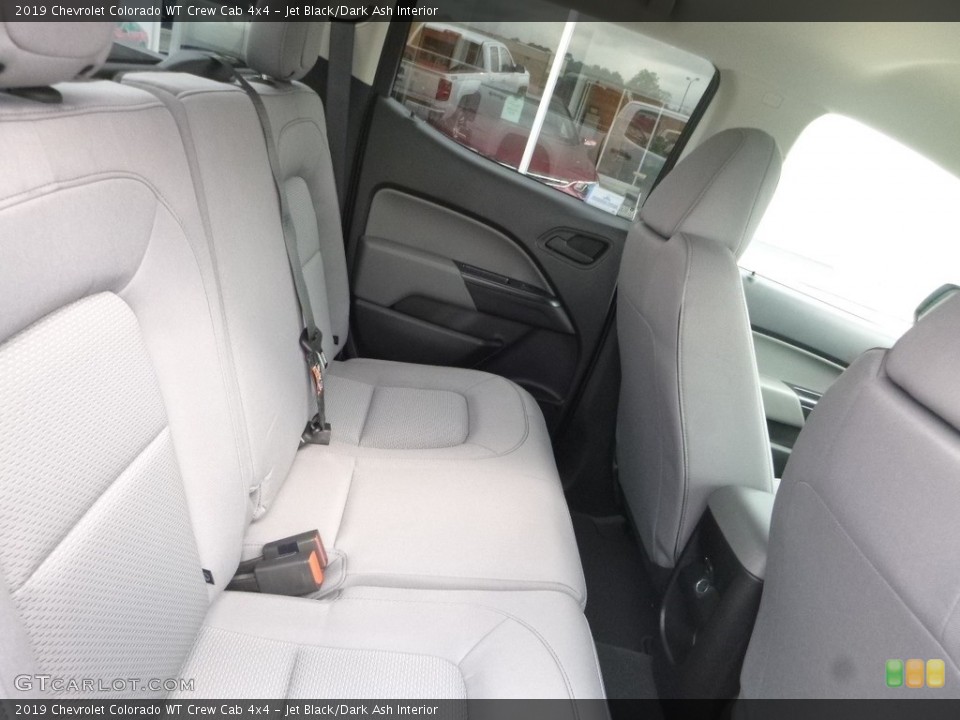 Jet Black/Dark Ash Interior Rear Seat for the 2019 Chevrolet Colorado WT Crew Cab 4x4 #129710306