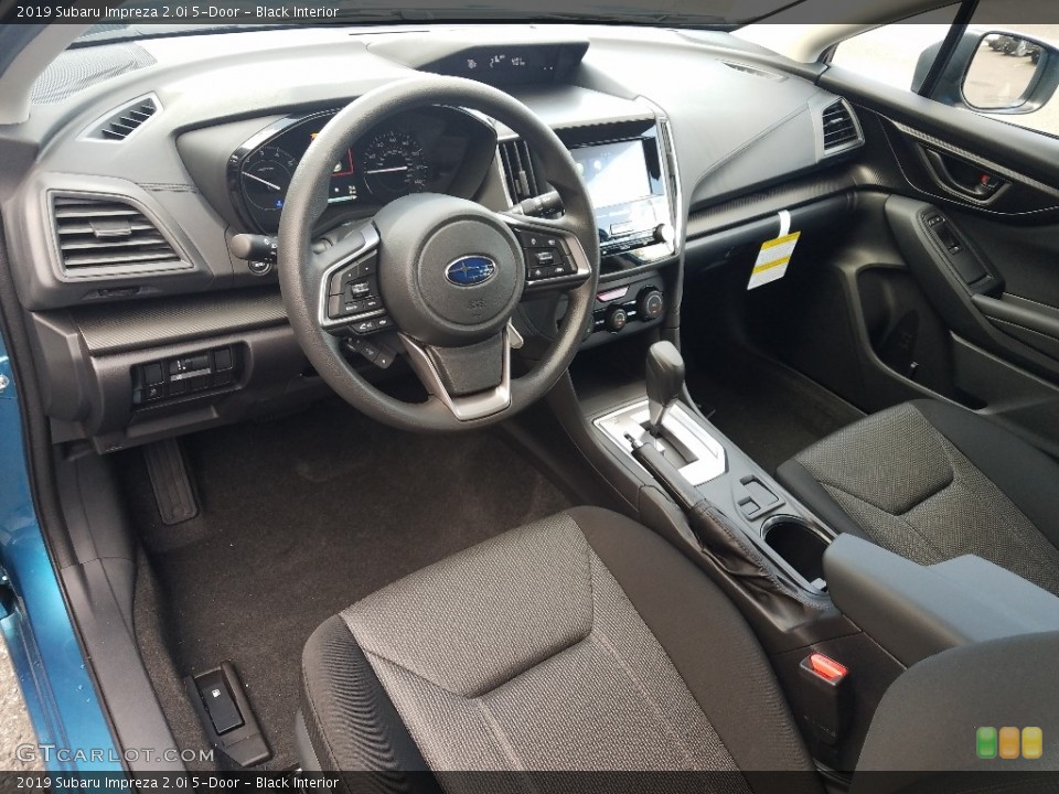 Black Interior Photo for the 2019 Subaru Impreza 2.0i 5-Door #129724279