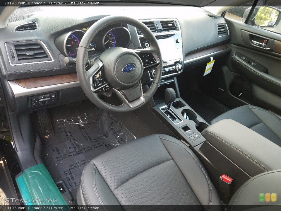 Slate Black Interior Photo for the 2019 Subaru Outback 2.5i Limited #129724501
