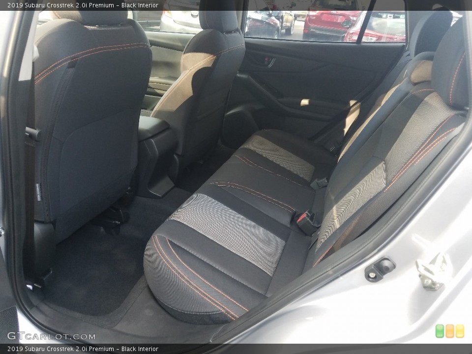 Black Interior Rear Seat for the 2019 Subaru Crosstrek 2.0i Premium #129725983