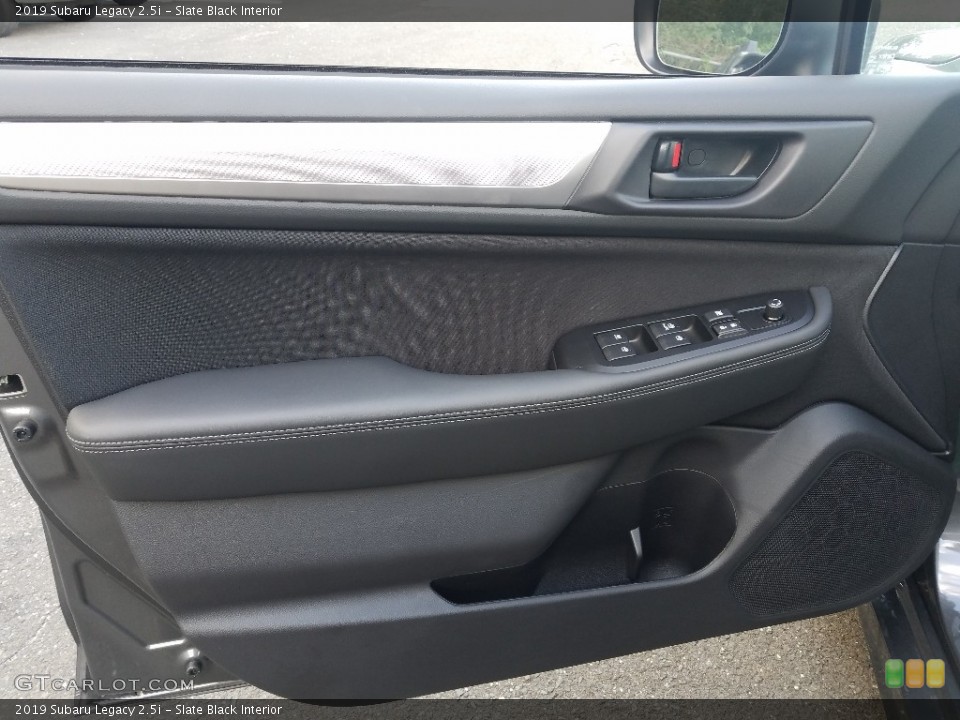 Slate Black Interior Door Panel for the 2019 Subaru Legacy 2.5i #129728251