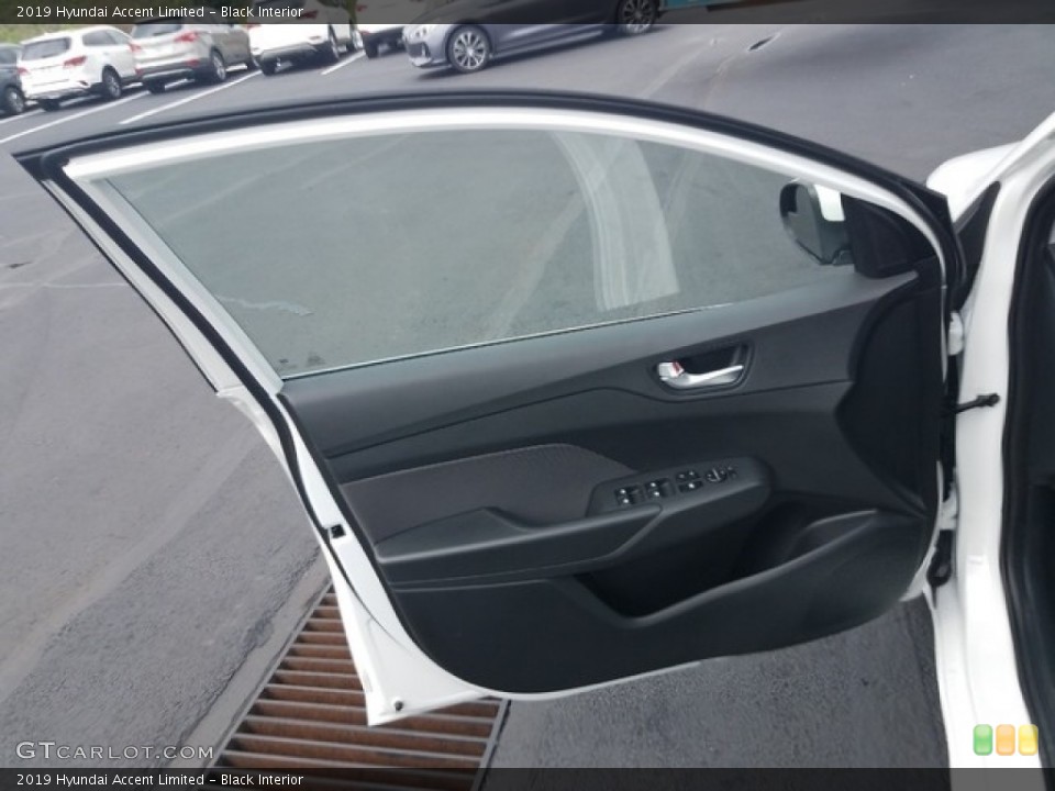 Black Interior Door Panel for the 2019 Hyundai Accent Limited #129734962