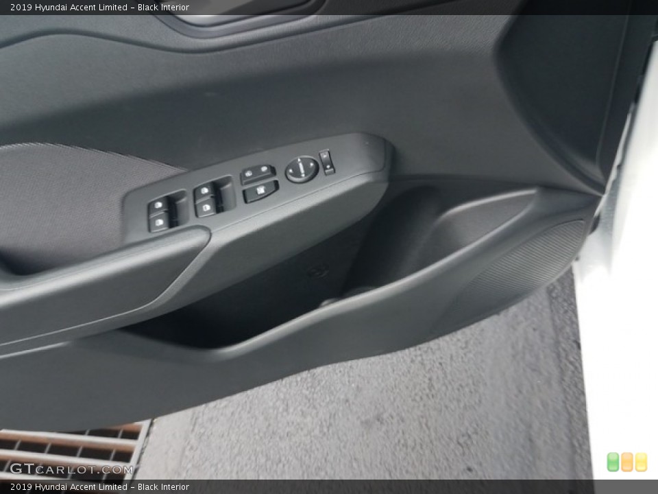 Black Interior Door Panel for the 2019 Hyundai Accent Limited #129734977