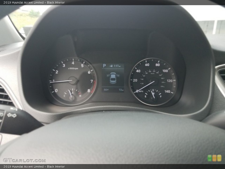 Black Interior Gauges for the 2019 Hyundai Accent Limited #129734986
