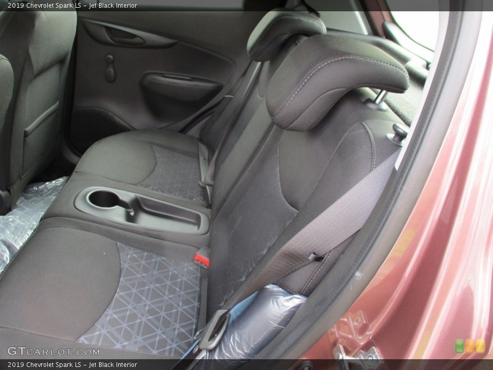 Jet Black Interior Rear Seat for the 2019 Chevrolet Spark LS #129737620
