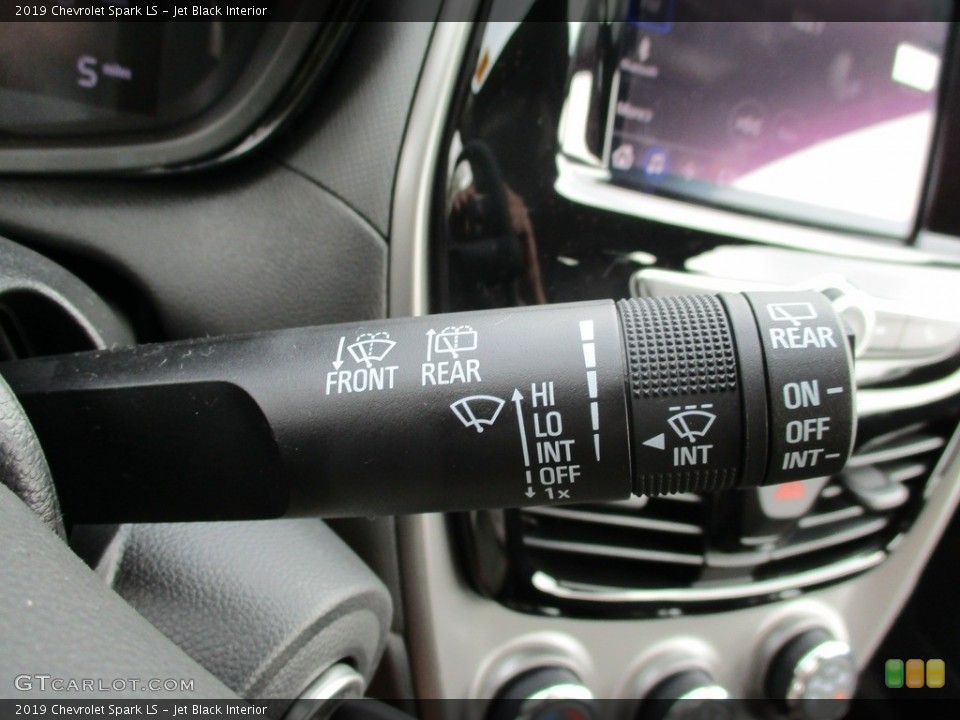 Jet Black Interior Controls for the 2019 Chevrolet Spark LS #129737752