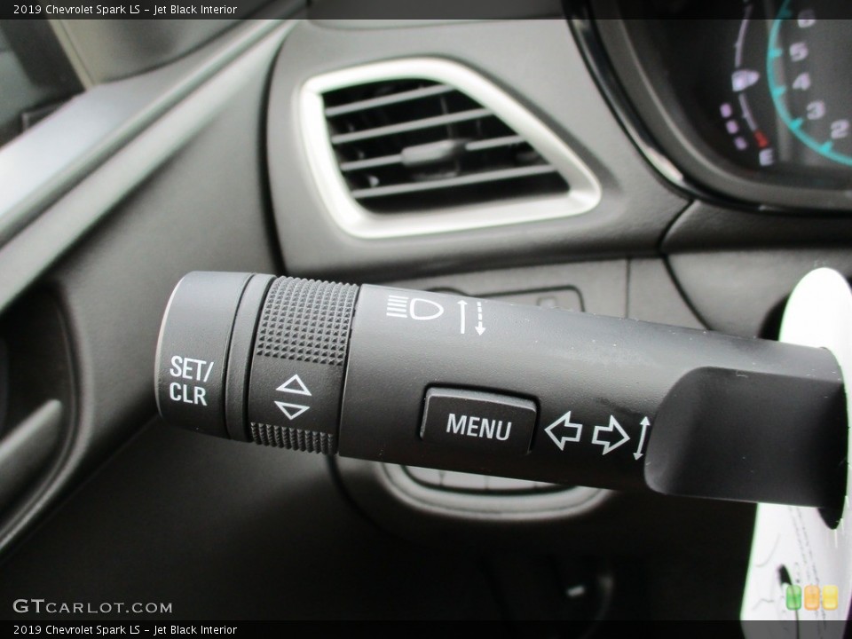 Jet Black Interior Controls for the 2019 Chevrolet Spark LS #129737770
