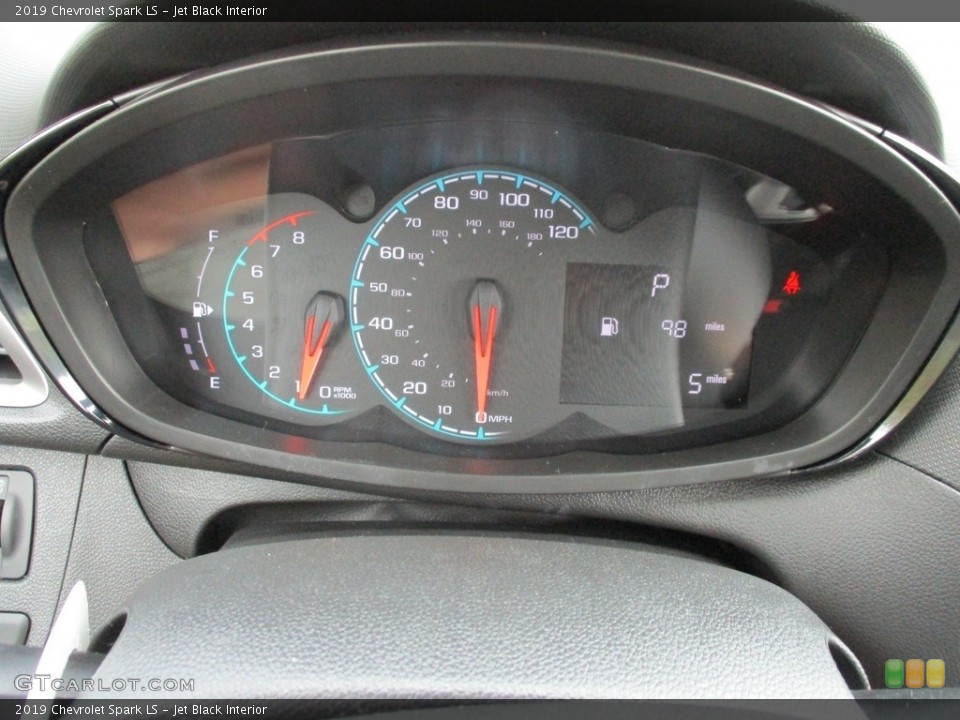 Jet Black Interior Gauges for the 2019 Chevrolet Spark LS #129737806