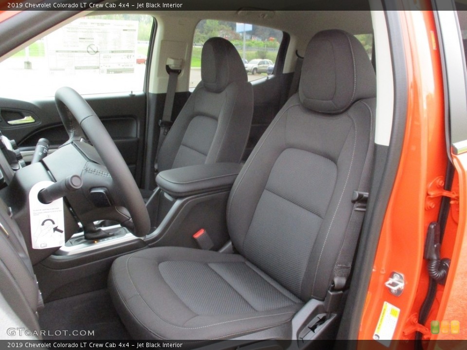 Jet Black Interior Photo for the 2019 Chevrolet Colorado LT Crew Cab 4x4 #129738925