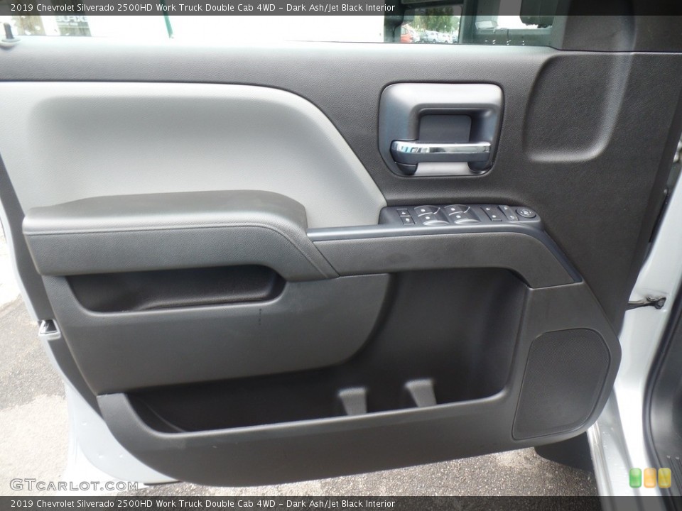 Dark Ash/Jet Black Interior Door Panel for the 2019 Chevrolet Silverado 2500HD Work Truck Double Cab 4WD #129742645