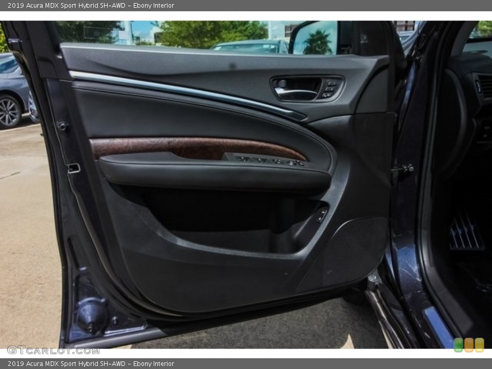 Ebony Interior Door Panel for the 2019 Acura MDX Sport Hybrid SH-AWD #129743764