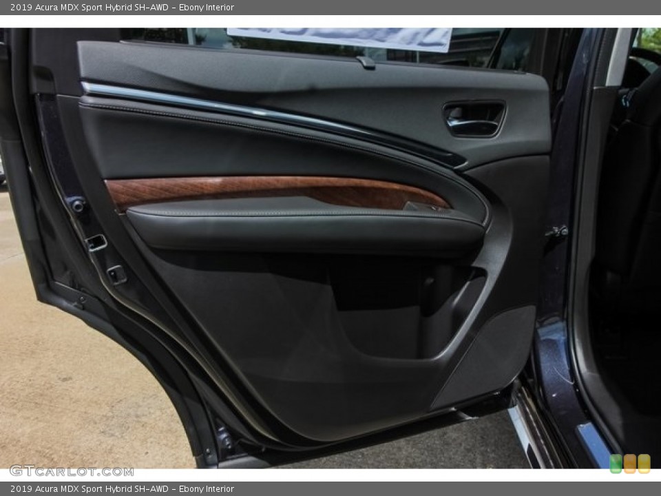 Ebony Interior Door Panel for the 2019 Acura MDX Sport Hybrid SH-AWD #129743791