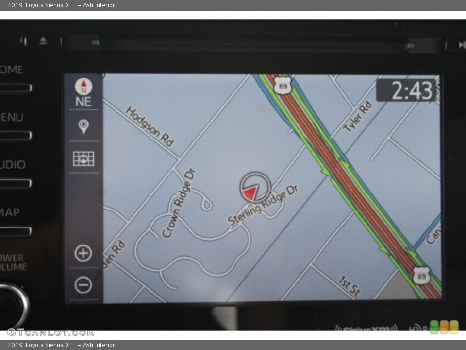 Ash Interior Navigation for the 2019 Toyota Sienna XLE #129745714