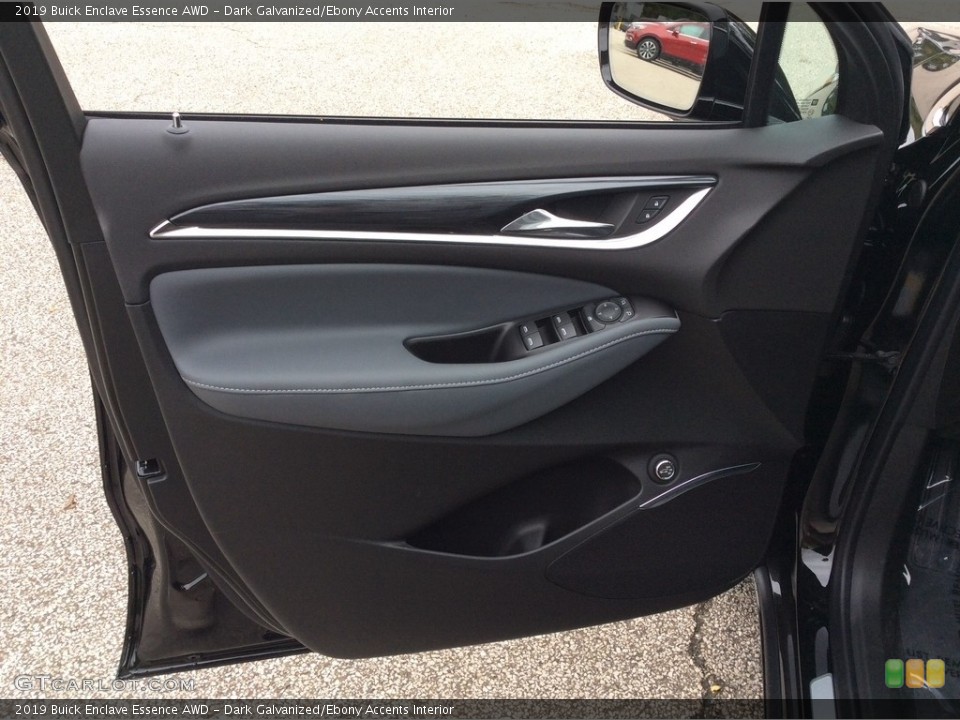 Dark Galvanized/Ebony Accents Interior Door Panel for the 2019 Buick Enclave Essence AWD #129747710
