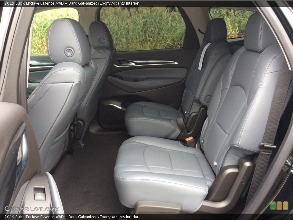 Dark Galvanized/Ebony Accents Interior Rear Seat for the 2019 Buick Enclave Essence AWD #129747990