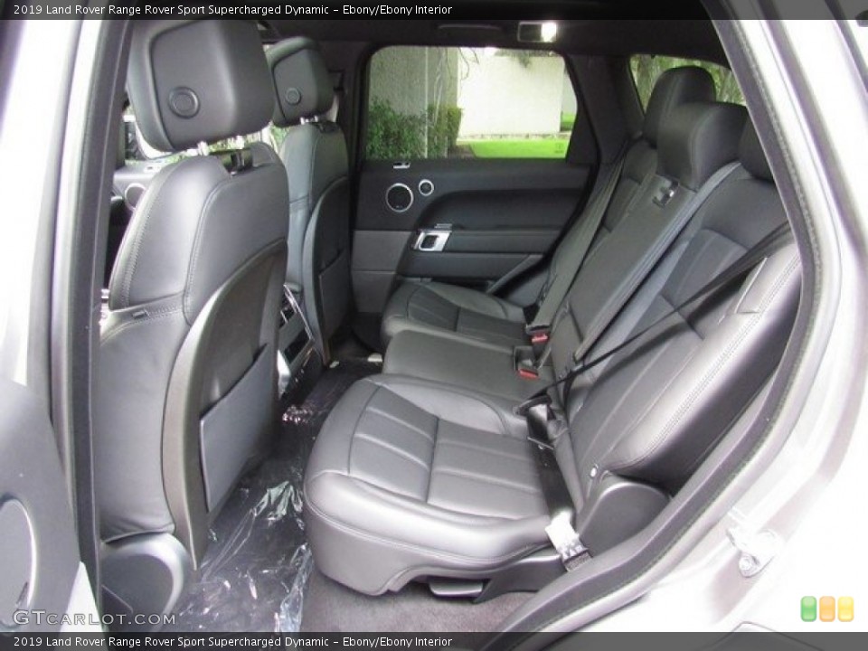 Ebony/Ebony Interior Rear Seat for the 2019 Land Rover Range Rover Sport Supercharged Dynamic #129748217