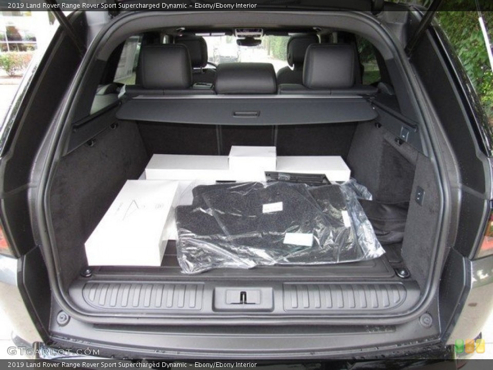 Ebony/Ebony Interior Trunk for the 2019 Land Rover Range Rover Sport Supercharged Dynamic #129748283