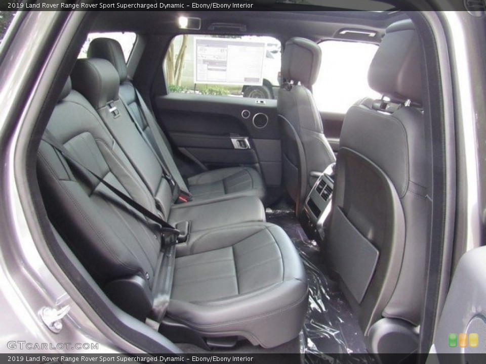 Ebony/Ebony Interior Rear Seat for the 2019 Land Rover Range Rover Sport Supercharged Dynamic #129748322