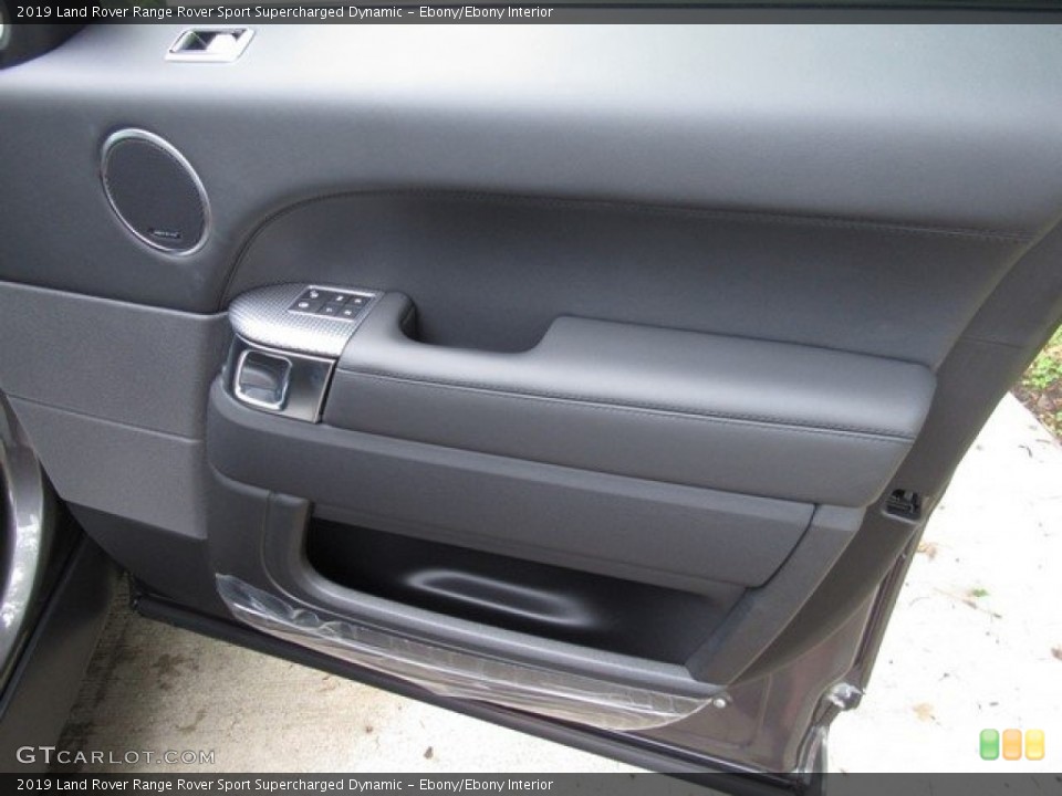 Ebony/Ebony Interior Door Panel for the 2019 Land Rover Range Rover Sport Supercharged Dynamic #129748340