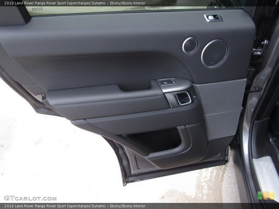 Ebony/Ebony Interior Door Panel for the 2019 Land Rover Range Rover Sport Supercharged Dynamic #129748382