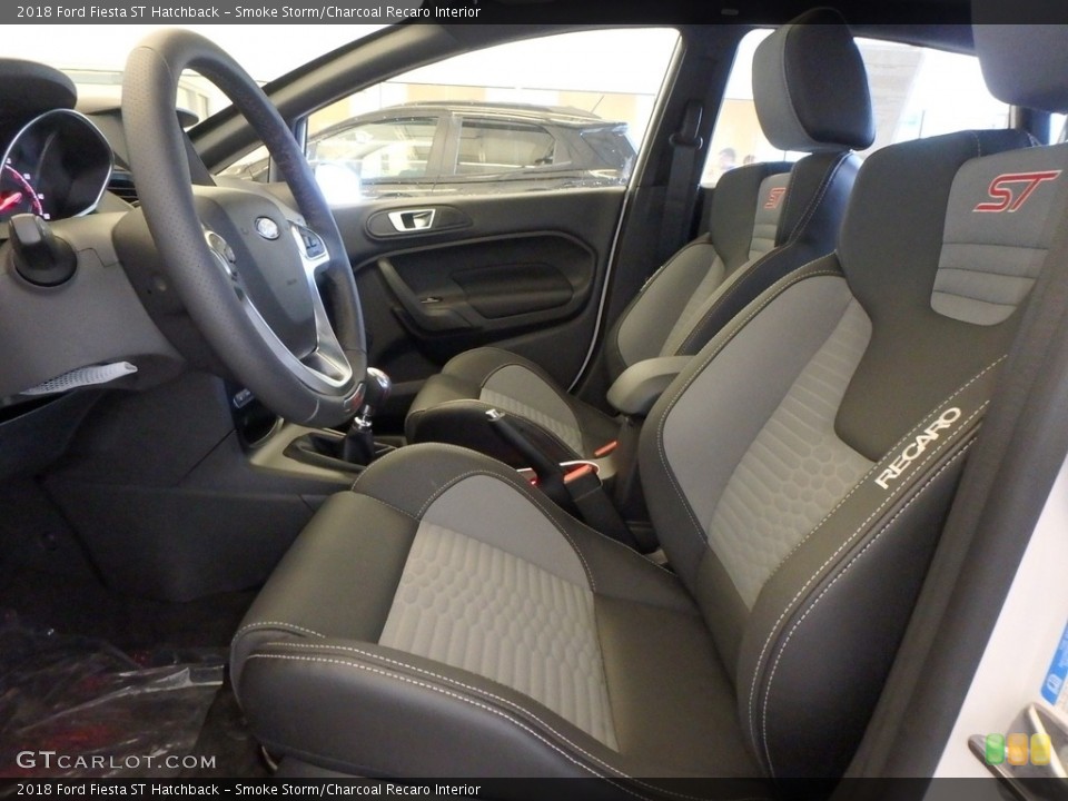 Smoke Storm/Charcoal Recaro Interior Photo for the 2018 Ford Fiesta ST Hatchback #129748448
