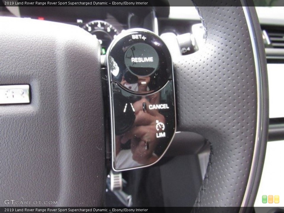 Ebony/Ebony Interior Steering Wheel for the 2019 Land Rover Range Rover Sport Supercharged Dynamic #129748485