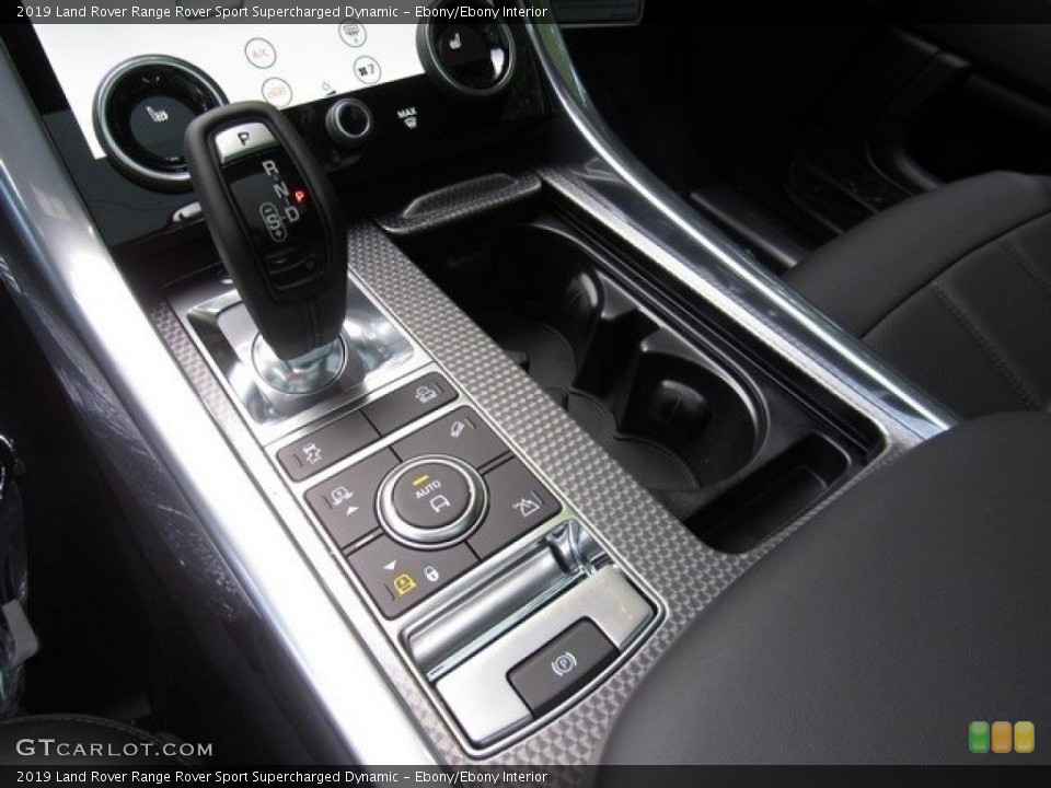 Ebony/Ebony Interior Transmission for the 2019 Land Rover Range Rover Sport Supercharged Dynamic #129748589