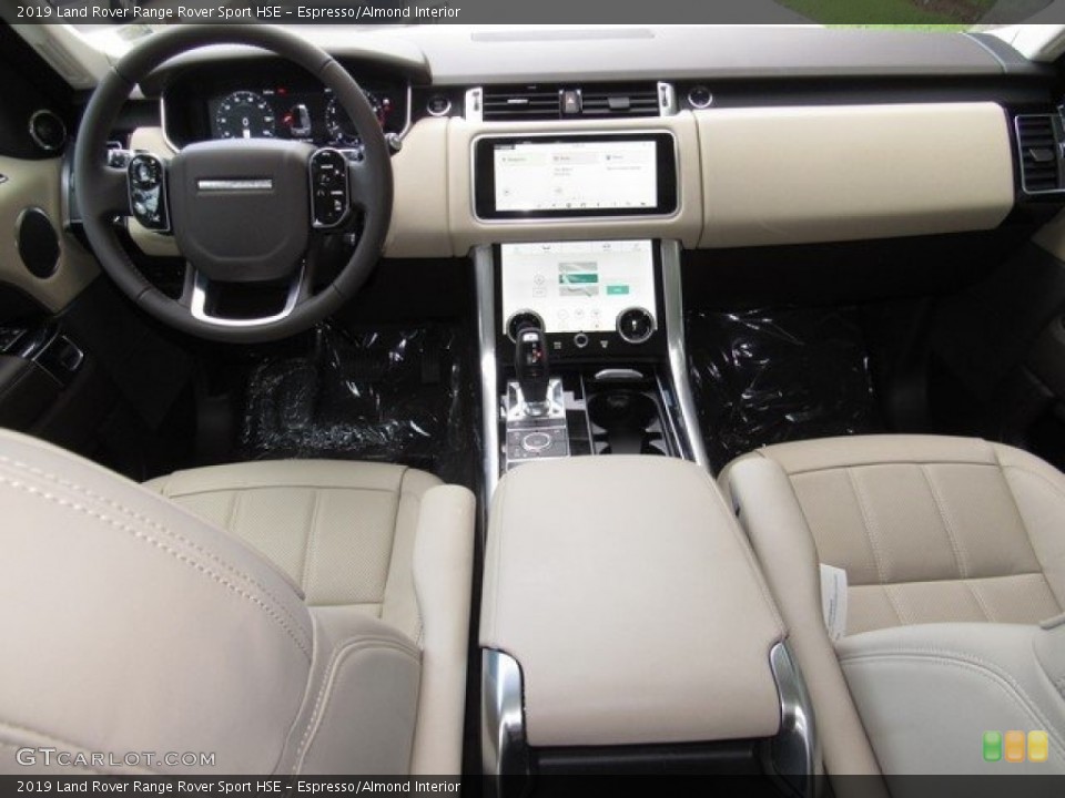 Espresso/Almond Interior Dashboard for the 2019 Land Rover Range Rover Sport HSE #129748706