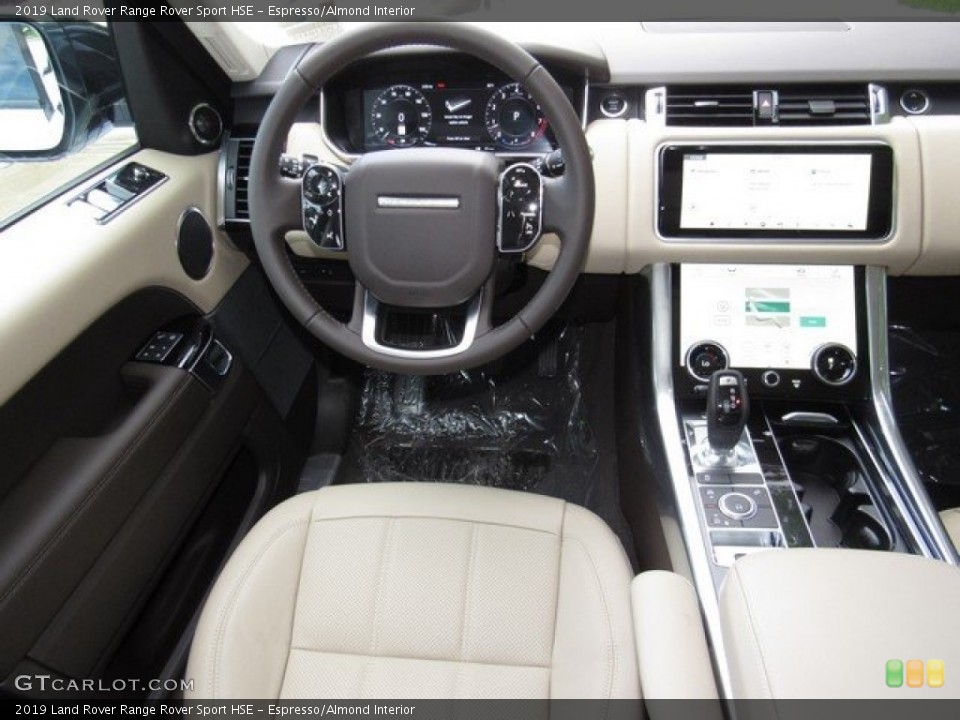 Espresso/Almond Interior Dashboard for the 2019 Land Rover Range Rover Sport HSE #129748874