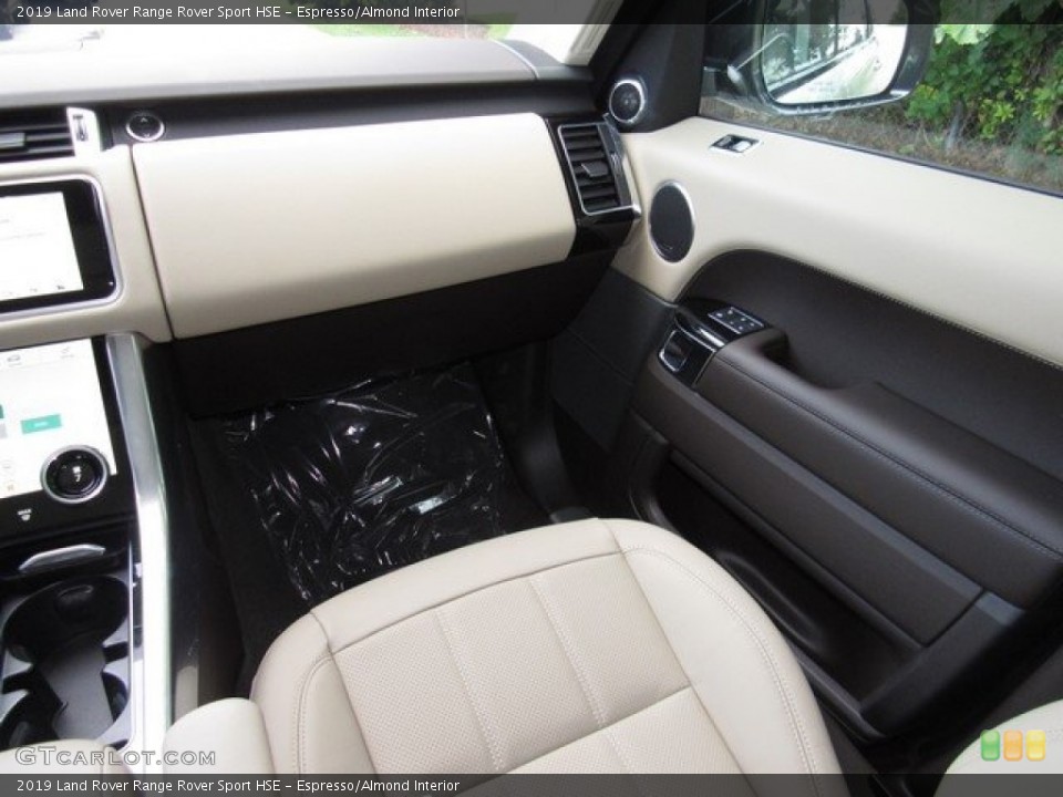 Espresso/Almond Interior Dashboard for the 2019 Land Rover Range Rover Sport HSE #129748889