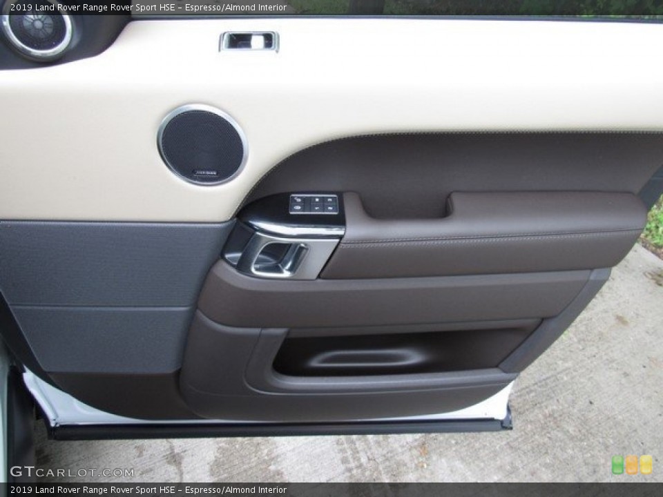 Espresso/Almond Interior Door Panel for the 2019 Land Rover Range Rover Sport HSE #129748985