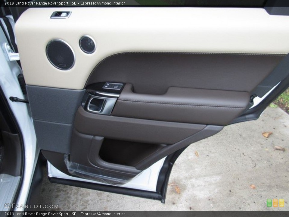 Espresso/Almond Interior Door Panel for the 2019 Land Rover Range Rover Sport HSE #129749003