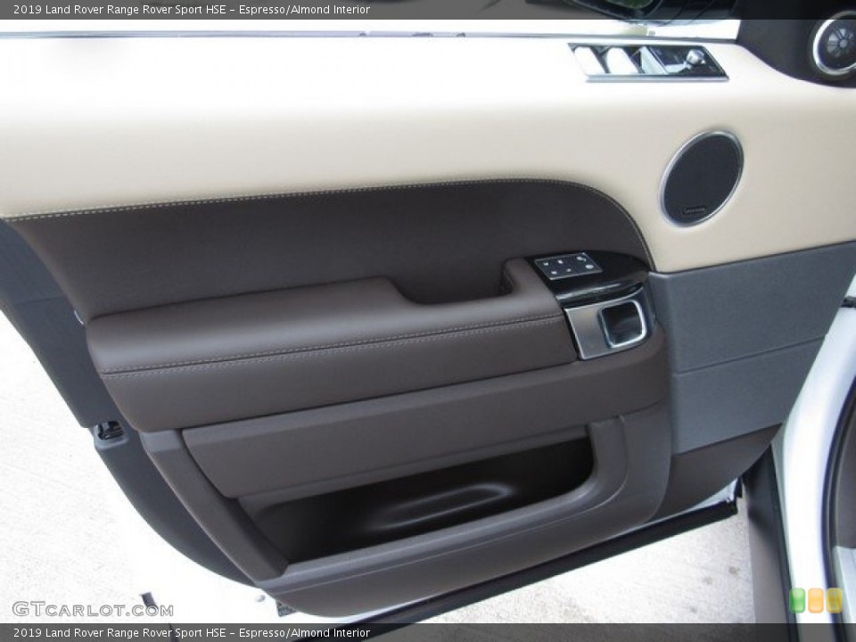 Espresso/Almond Interior Door Panel for the 2019 Land Rover Range Rover Sport HSE #129749045