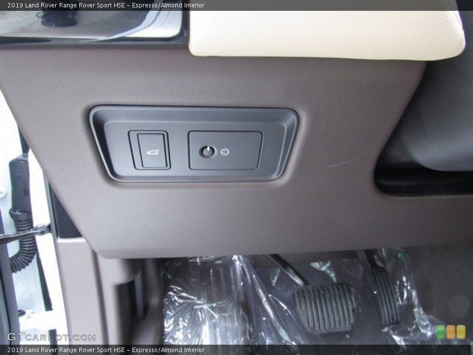 Espresso/Almond Interior Controls for the 2019 Land Rover Range Rover Sport HSE #129749087