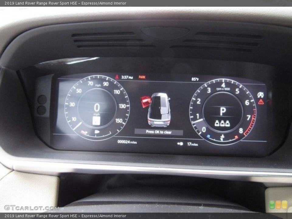 Espresso/Almond Interior Gauges for the 2019 Land Rover Range Rover Sport HSE #129749141