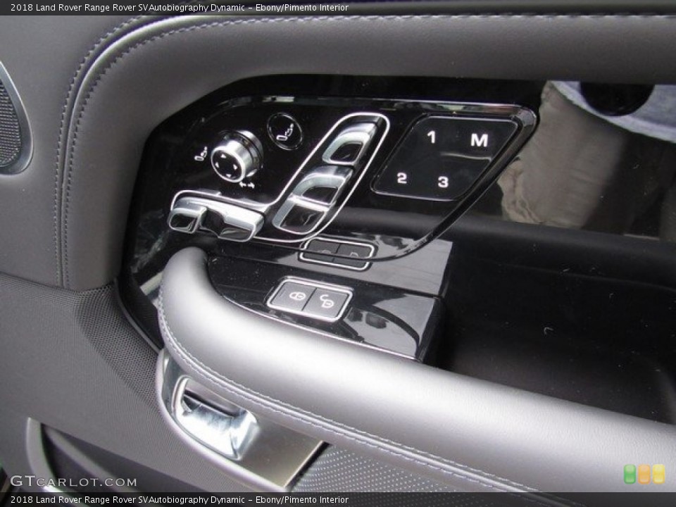 Ebony/Pimento Interior Controls for the 2018 Land Rover Range Rover SVAutobiography Dynamic #129750851