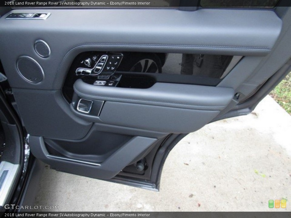 Ebony/Pimento Interior Door Panel for the 2018 Land Rover Range Rover SVAutobiography Dynamic #129750878
