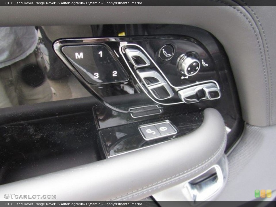 Ebony/Pimento Interior Controls for the 2018 Land Rover Range Rover SVAutobiography Dynamic #129750950