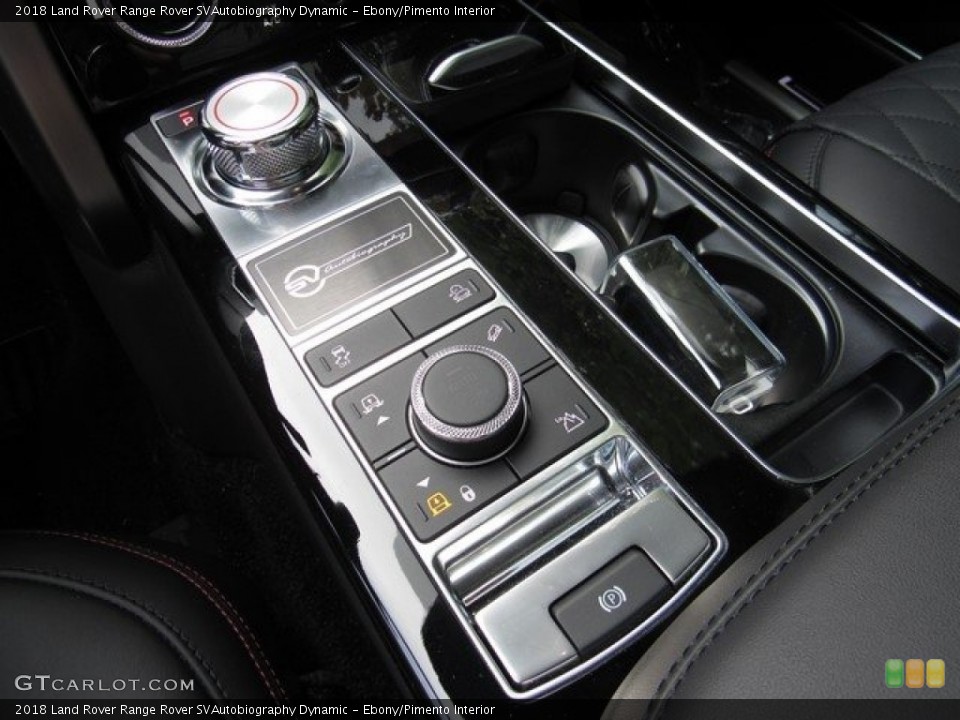 Ebony/Pimento Interior Controls for the 2018 Land Rover Range Rover SVAutobiography Dynamic #129751052