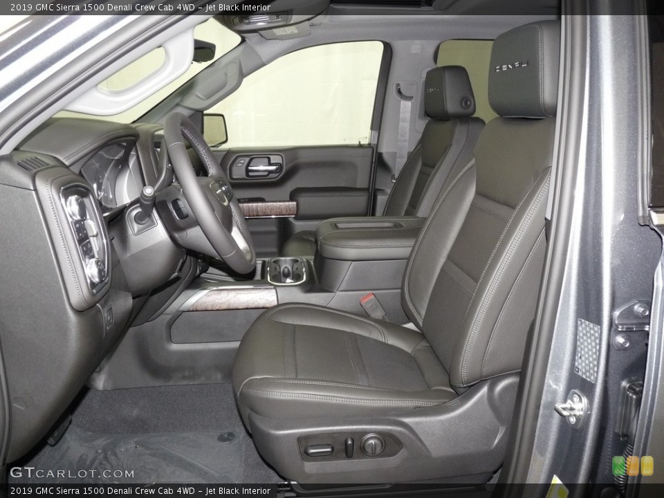 Jet Black Interior Photo for the 2019 GMC Sierra 1500 Denali Crew Cab 4WD #129752450