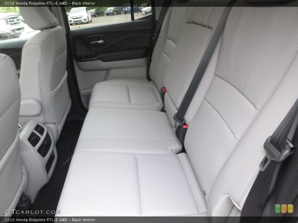 Black Interior Rear Seat for the 2019 Honda Ridgeline RTL-E AWD #129758953