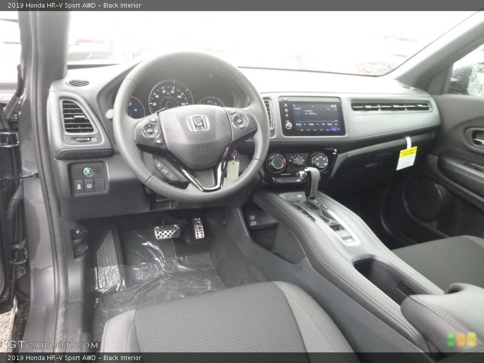 Black Interior Front Seat for the 2019 Honda HR-V Sport AWD #129759974