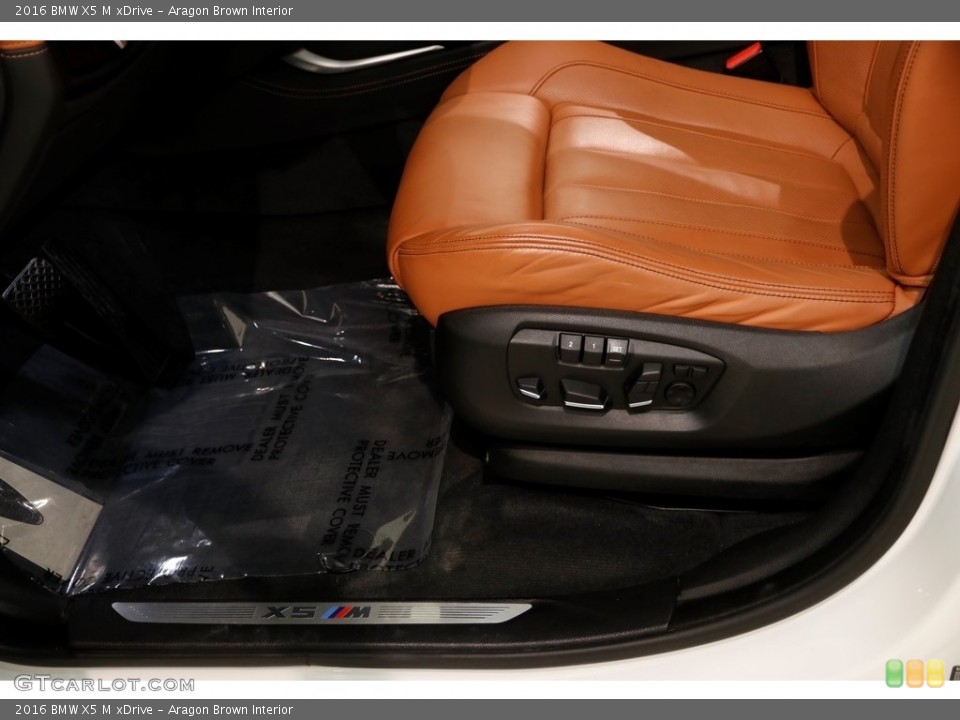 Aragon Brown Interior Front Seat for the 2016 BMW X5 M xDrive #129762032