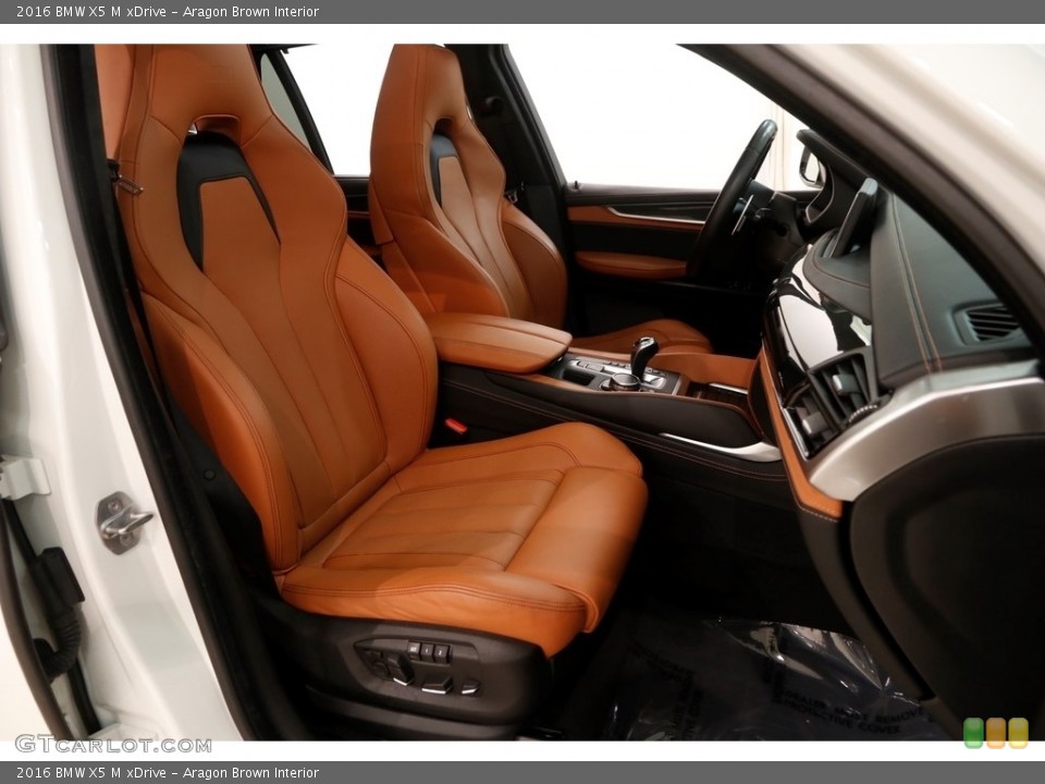 Aragon Brown 2016 BMW X5 M Interiors