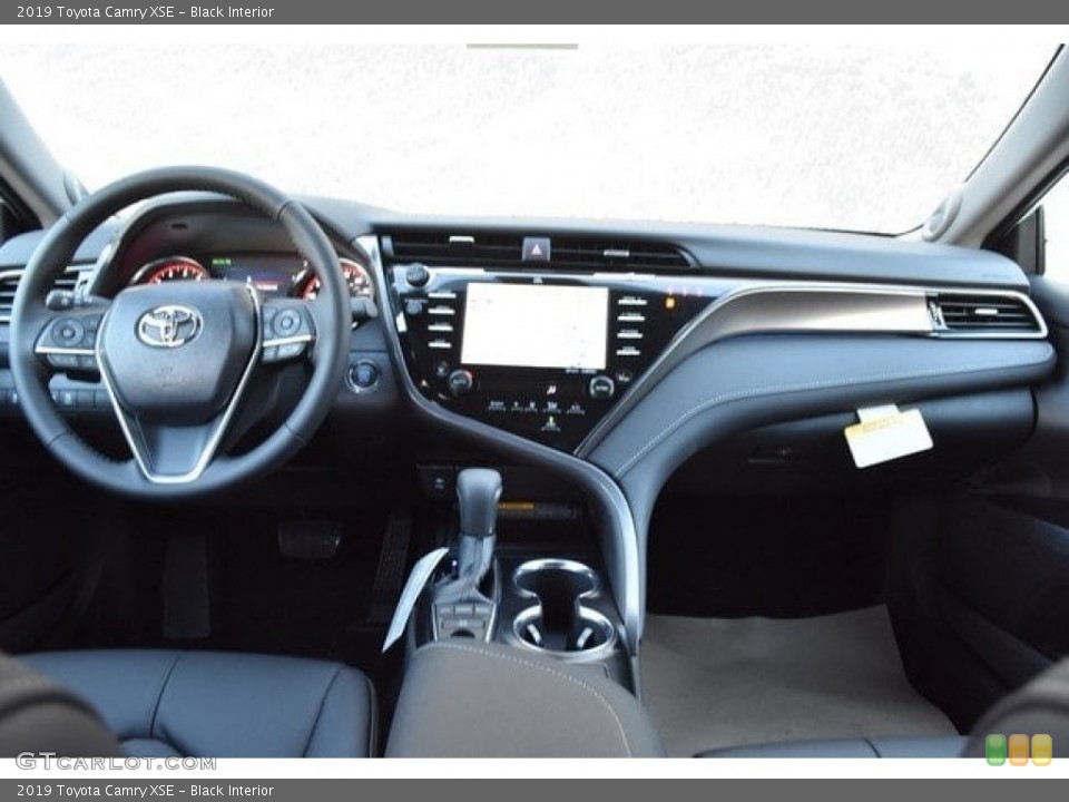 Black Interior Dashboard for the 2019 Toyota Camry XSE #129763478