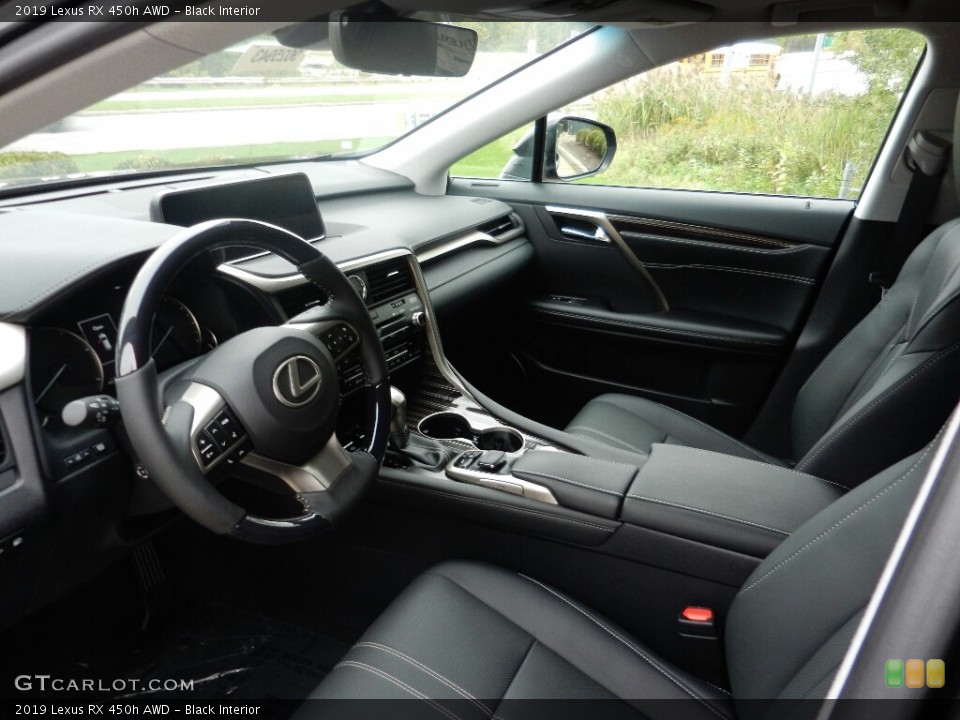 Black Interior Photo for the 2019 Lexus RX 450h AWD #129765371